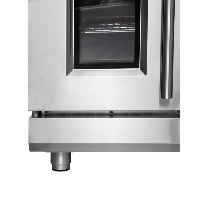 Forno Ranges Forno Massimo 48-Inch Freestanding French Door Gas Range in Stainless Steel (FFSGS6439-48)
