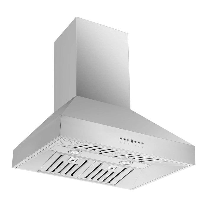 Forno Orvieto 30-Inch 600 CFM Wall Mount Range Hood in Stainless Steel (FRHWM5094-30)