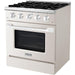 Hallman 30 In. Gas Range in Stainless Steel with Chrome Trim - Bold Series, HBRG30CMSS