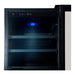 KingsBottle 24" Built-In/Freestanding Large Beverage Refrigerator With Clear Glass Door