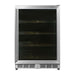 KingsBottle 24 Inch Built-In Beverage Cooler Fridge with Energy Efficient Compressor