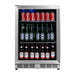 KingsBottle 24 Inch Built-In Beverage Cooler Fridge with Energy Efficient Compressor