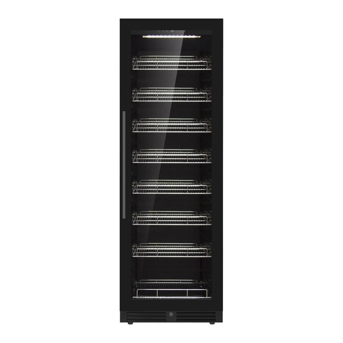 KingsBottle 24" Large Built-in/Freestanding Beverage Refrigerator With Low-E Glass Door