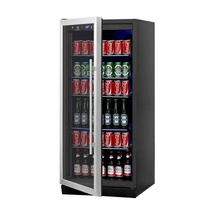 KingsBottle 24" Tall Freestanding Beverage Fridge Center with Embraco Inverter Compressor