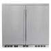 KingsBottle 36 Inch Outdoor Built-In Beverage Refrigerator with High/low-temperature Alarm and Energy-saving Management KBU56ASD