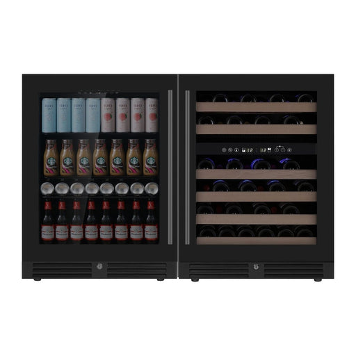 KingsBottle 48" Under Counter Wine & Beverage Refrigerator