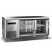KingsBottle KingsBottle 59" Free Standing Back Bar Cooler with Double Glass Doors and Energy-Saving Features