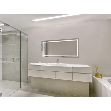 Krugg Krugg Icon 48″ X 24″ LED Bathroom Mirror w/ Dimmer & Defogger
