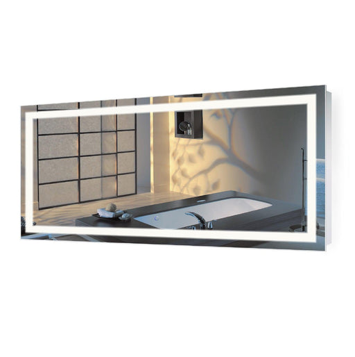 Krugg Krugg Icon 60″ X 30″ LED Bathroom Mirror w/ Dimmer & Defogger