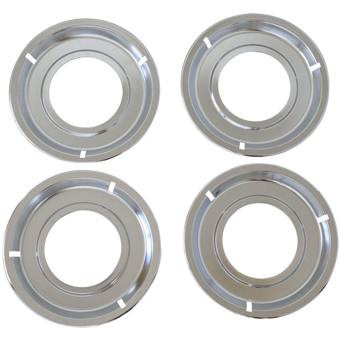 Made in the USA 5303131115, 540T014P01 and RGP 300 Replacement round Range Gas Stove Drip Pans for Frigidaire and Tappan, 4 Pack