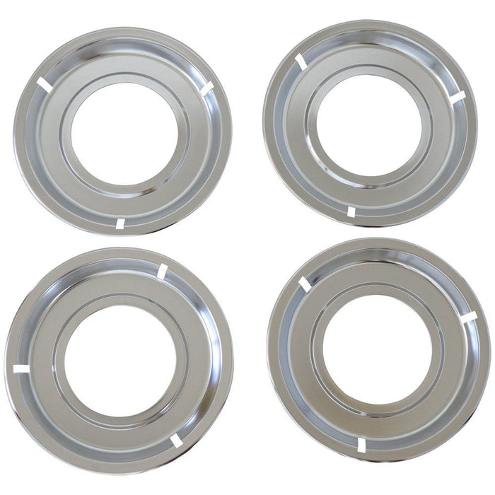Walmart Accessories Made in the USA 5303131115, 540T014P01 and RGP 300 Replacement round Range Gas Stove Drip Pans for Frigidaire and Tappan, 4 Pack