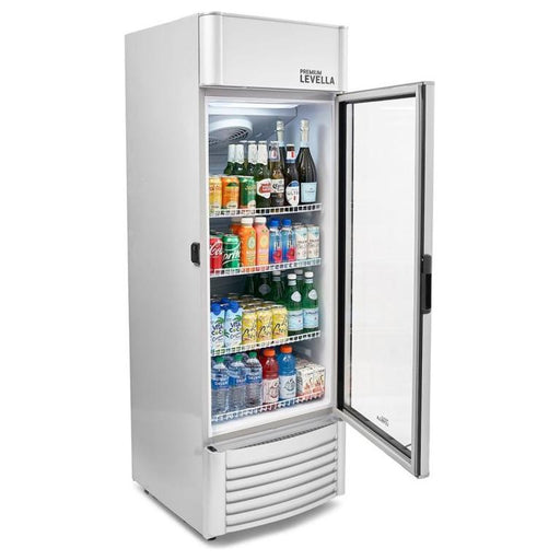 Premium Levella Refrigerators Premium Levella 9.0 cu.ft Commercial Display Refrigerator | Silver | PRF90DX