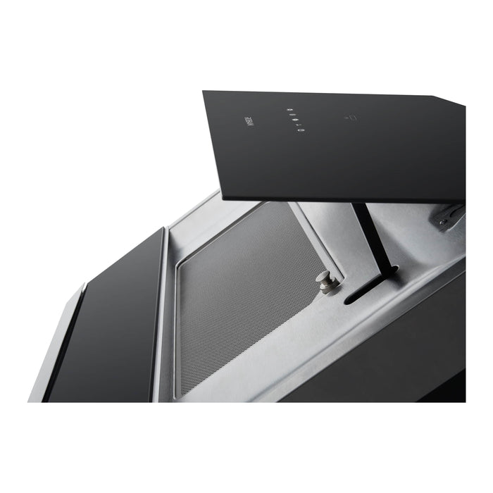 Robam 30-Inch Under Cabinet/Wall Mounted Range Hood in Tempered Onyx Black Glass (Robam-A671)