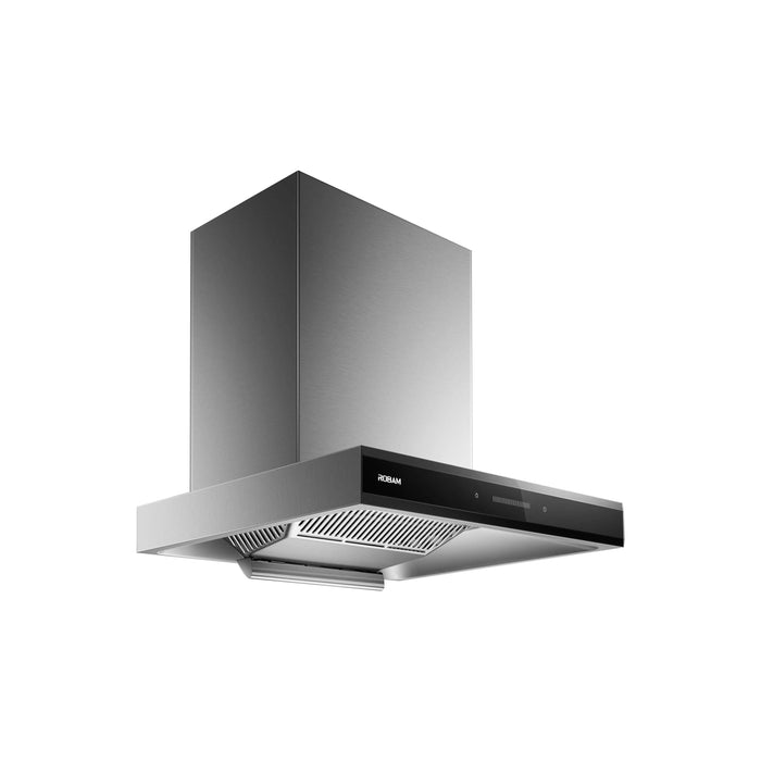 Robam 30-Inch Under Cabinet/Wall-Mounted Range Hood with Charcoal Filter in Stainless Steel (Robam-A831)