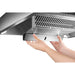 Robam 30-Inch Under Cabinet/Wall-Mounted Range Hood with Charcoal Filter in Stainless Steel (Robam-A831)