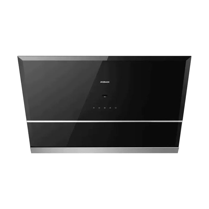 Robam 30-Inch Under Cabinet/Wall Mounted Wave-Sensor Range Hood in Black (Robam-A672)