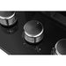 Robam 36-Inch 5-Burner Gas Cooktop with Brass Burners in Black (Robam-ZG9500B)