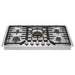 Robam 5-Piece Appliance Package - 36-Inch 5 Burners Gas Cooktop, Wall Mounted Range Hood, Dishwasher, Wall Oven, and Steam Combi Oven in Stainless Steel