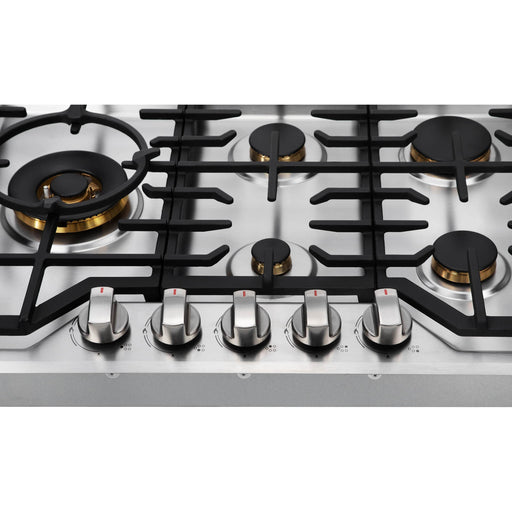 Robam Cooktops Robam G Model 30-Inch 5 Burners Stainless Steel Gas Cooktop (Robam-G513)