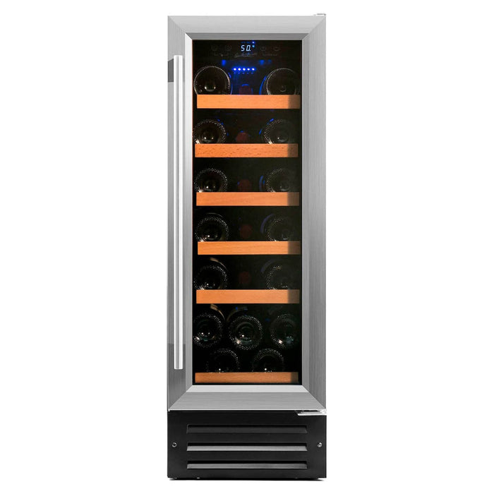 Smith & Hanks 12-inch Under Counter Single Zone Wine Cooler with Large Format Bottle Capacity