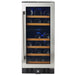 Smith & Hanks Smith & Hanks 15 Inch Built-in Dual Zone Wine Cooler with Whisper-Quiet Operation and UV-Protected Glass
