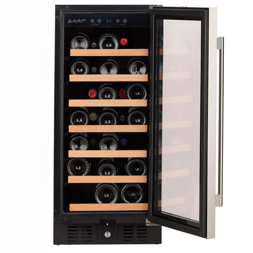 Smith & Hanks Smith & Hanks 15 Inch Under Counter Wine Cooler with UV Protected Glass Door and 34 Bottle Capacity