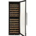 Smith & Hanks 166 Bottle Black Stainless Dual Zone Built-in/Free-standing Wine Refrigerator