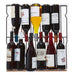 Smith & Hanks 24" 166 Bottle Black Glass Built-In/Freestanding Wine Refrigerator with UV-Protected Glass Door