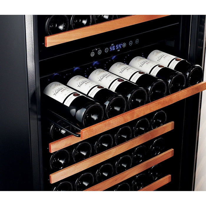 Smith & Hanks 24" Built-in/Freestanding Bottle Dual Zone Wine Cooler with Stainless Steel Door SD 166