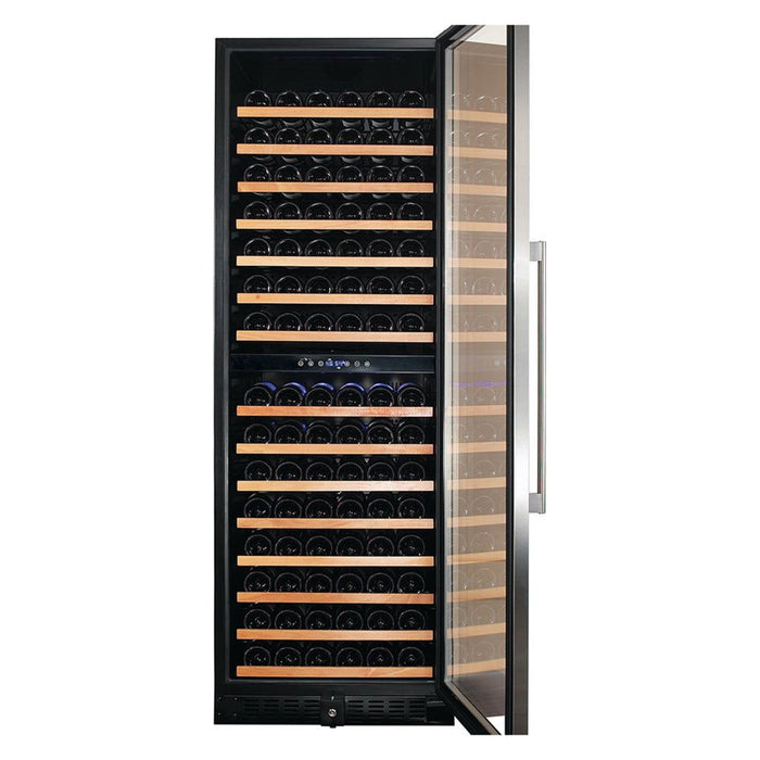 Smith & Hanks 24" Built-in/Freestanding Bottle Dual Zone Wine Cooler with Stainless Steel Door SD 166