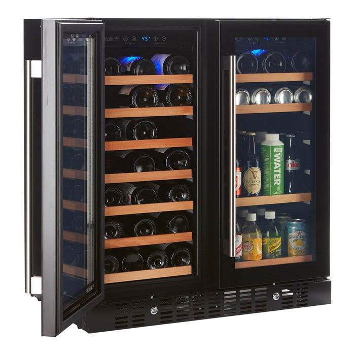 Smith & Hanks 24" Built-In/Freestanding Wine & Beverage Cooler with Dual Temperature Zones and UV Protection SHWB-34