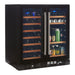 Smith & Hanks 24" Built-In/Freestanding Wine & Beverage Cooler with Dual Temperature Zones and UV Protection SHWB-34