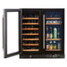 Smith & Hanks 24" Built-In/Freestanding Wine & Beverage Cooler with Dual Temperature Zones and UV Protection SHWB-34