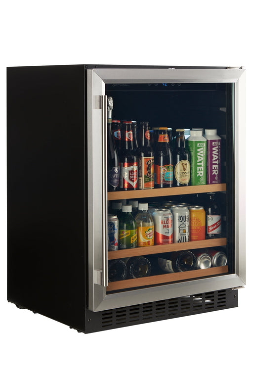 Smith & Hanks Smith & Hanks 24" Built-in Under Counter Beverage Cooler with UV Protected Glass Door and 176 Can Capacity