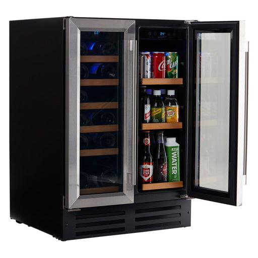 Smith & Hanks Smith & Hanks 24" Dual Zone Under Counter Wine and Beverage Cooler