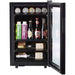 Smith & Hanks 80 Can Freestanding Beverage Cooler with Rimless Tinted Glass and Lock