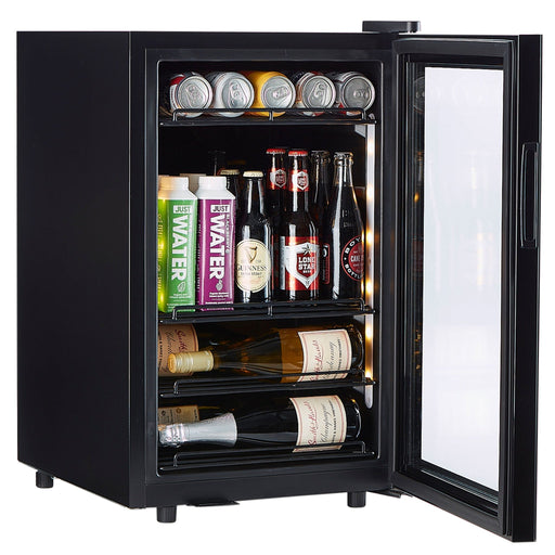 Smith & Hanks Smith & Hanks 80 Can Freestanding Beverage Cooler with Rimless Tinted Glass and Lock