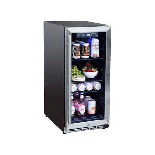 Summerset Refrigerators Glass Door Summerset 15" Outdoor Rated Fridge