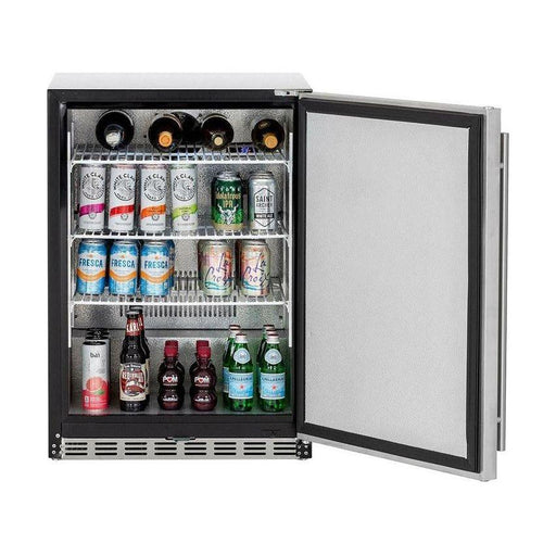 Summerset Refrigerators Summerset SSRFR-24D 24-Inch Deluxe Outdoor Refrigerator, 5.3 Cubic Feet
