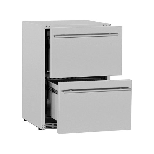 Summerset Refrigerators Summerset SSRFR-24DR2 Deluxe Outdoor Refrigerator 2-Drawers, 5.3 Cubic Feet