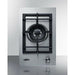 Summit 12 in. Wide 1-Burner Gas Cooktop in Stainless Steel - GCJ1SS