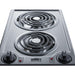 Summit 12 in. Wide 115V 2-Burner Coil Cooktop - CCE213SS