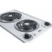 Summit 12 in. Wide 230V 2-Burner Coil Cooktop - CCE22