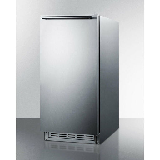 Summit Ice Makers Stainless Steel (16 Inch) Summit 12 Lb. lb. Daily Production Crescent Ice Built-In Ice Maker - BIM25H32