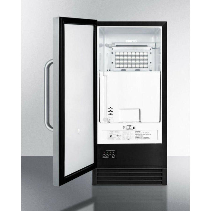 Summit 15 in. Built-In 50 lb. Clear Icemaker, ADA Compliant