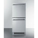 Summit 15 in. Wide 2-Drawer All-Refrigerator, ADA Compliant - ADRD15