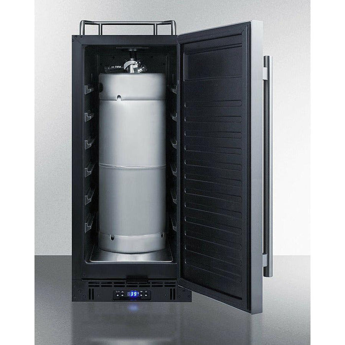 Summit 15 in. Wide Built-In Kegerator (Panel Not Included) - SBC15NK