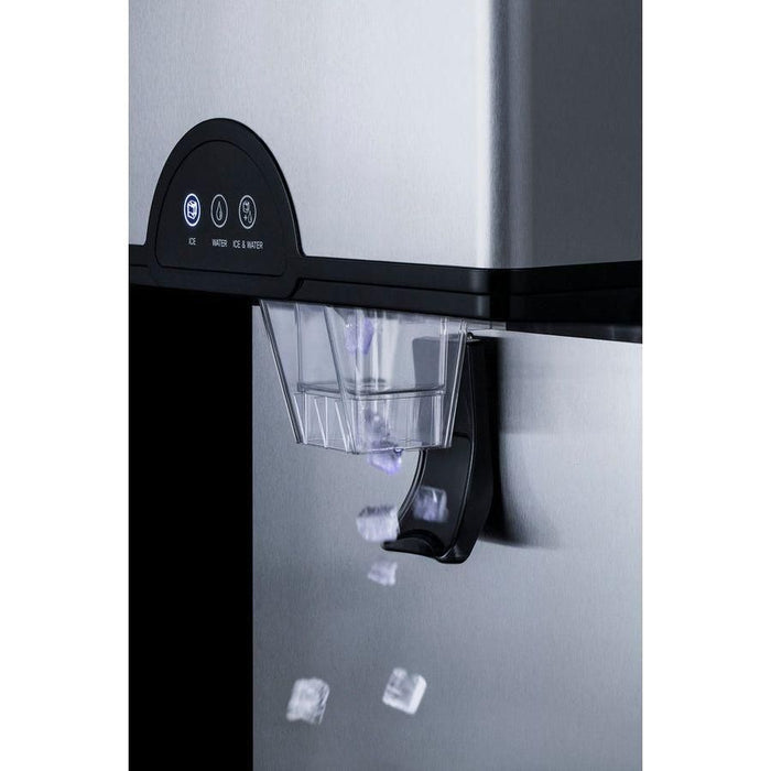 Summit 17 in. Commercial Countertop Ice and Water Dispenser with 378 Lbs. Daily Ice Production, 30 Lbs. Ice Storage Capacity - AIWD450