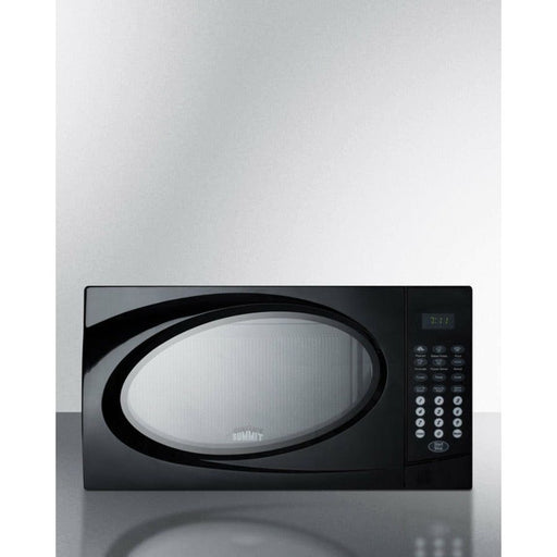 Summit Microwaves Summit 18" Compact Microwave with 800 Cooking Watts, Multiple Power Levels, One-Touch Auto Cook Menu - SM902BL