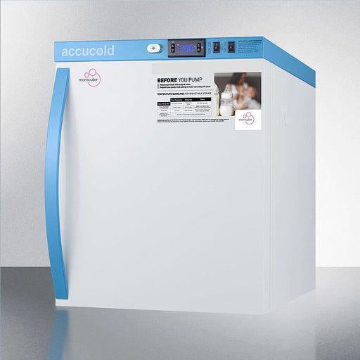 Summit Refrigerators Summit 18" Countertop MOMCUBE™ 1 Cu.Ft. C Breast Milk Refrigerator - MLRS1MC
